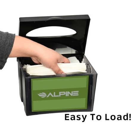 Alpine Industries Tabletop Interfold Napkin Dispenser, PK2 ALP4332-2pk